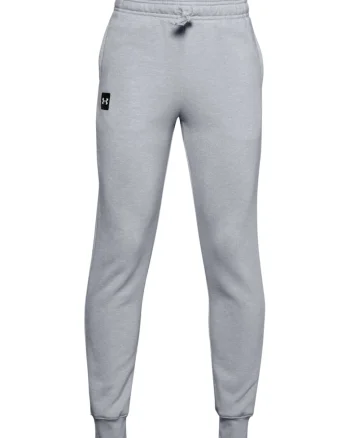 Pantaloni sport conici cu snur de ajustare pentru fitness Rival, Gri deschis