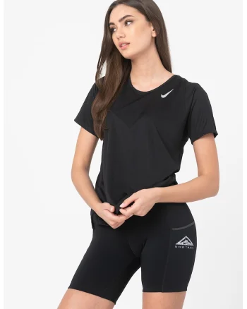 Tricou cu tehnologie Dri-FIT pentru alergare Race, Negru