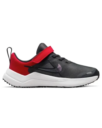 Pantofi din plasa cu garnituri din piele ecologica pentru alergare Downshifter 12, Gri