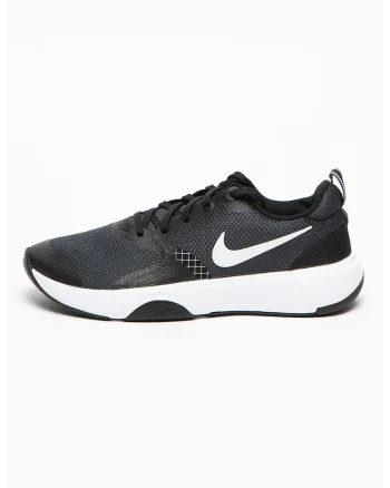 Pantofi din piele ecologica si material textil pentru fitness City REP TR, Negru/Verde padure