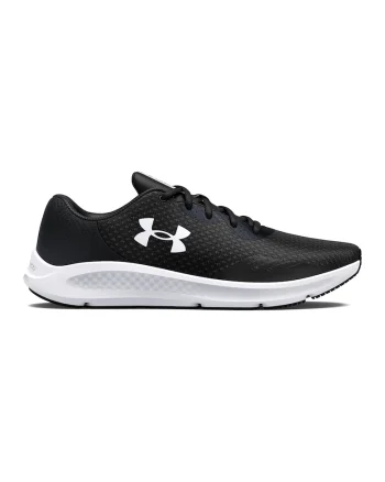Pantofi low-cut pentru alergare Charged Pursuit 3, Alb/Negru