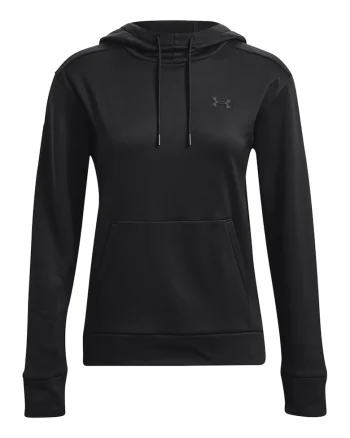 Hanorac cu buzunar kangaroo pentru fitness, Negru
