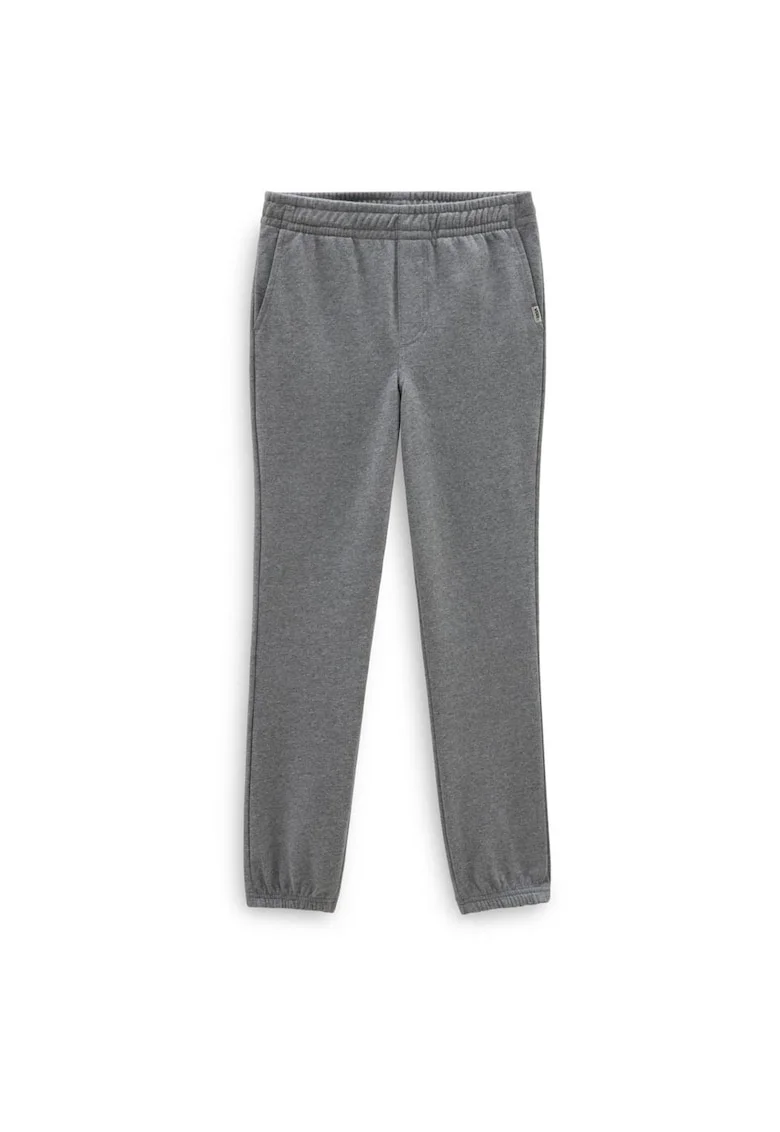 Pantaloni sport  talie elastica, buzunare laterale, bumbac, gri
