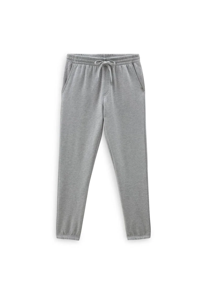 Pantaloni sport  Trecker,talie elastica, cu imprimeu, bumbac/poliester, gri,