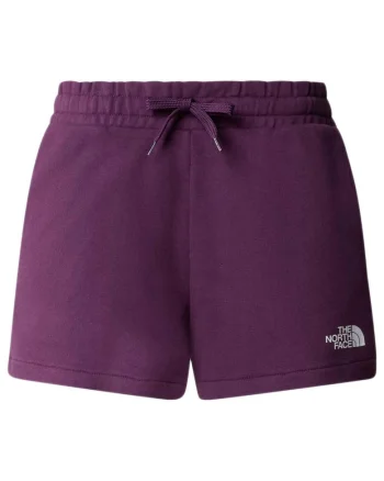 Pantaloni scurti sport dama NF0A7QZXV6V1,  Bumbac, Mov