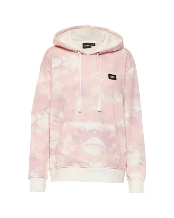 Hanorac sport dama,  Pullover-B, imprimeu all-over, roz, bumbac