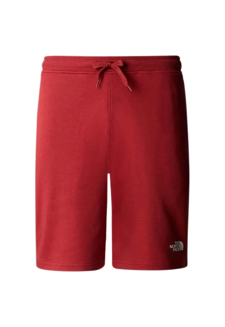 Pantaloni sport pentru barbati  talie elastica, bumbac, rosu