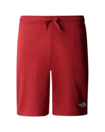 Pantaloni sport pentru barbati  talie elastica, bumbac, rosu
