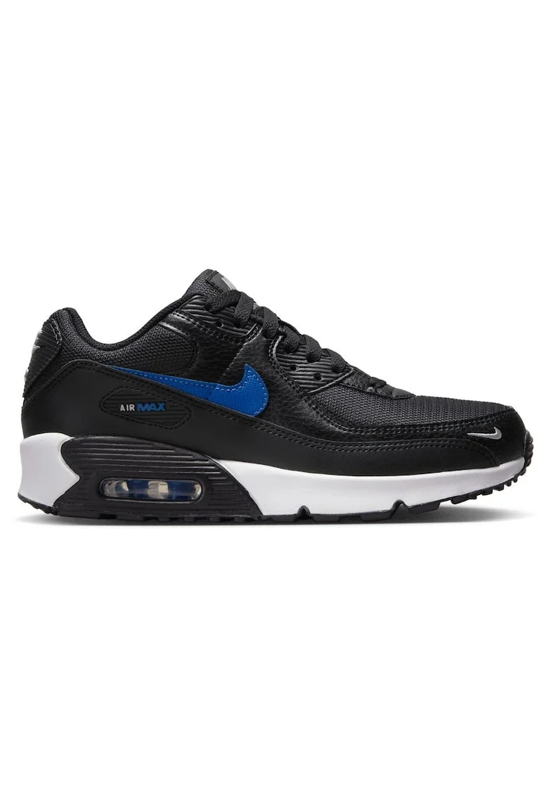 Pantofi sport  Air Max 90 Next Nature, negru, piele ecologica, pentru copii, amortizare moale, talpa flexibila