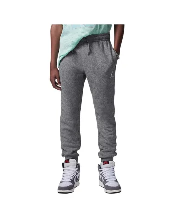 Pantaloni sport  Brooklyn Fleece Essentials, bumbac/poliester, talie elastica, gri