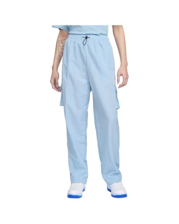 Pantaloni sport dama DO7209,  Nylon, Albastru