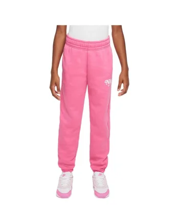 Pantaloni sport copii  confortabili, elastic, bumbac/poliester, roz