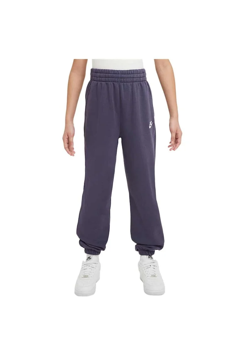 Pantaloni sport  model Sportswear Club, croiala lejera, buzunare, bumbac, albastru