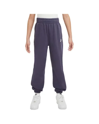 Pantaloni sport  model Sportswear Club, croiala lejera, buzunare, bumbac, albastru