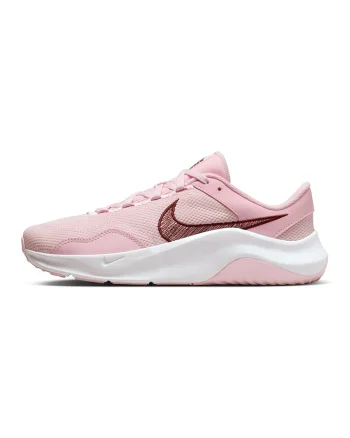 Pantofi cu insertii din plasa pentru fitness Legend Essential 3, Roz prafuit deschis
