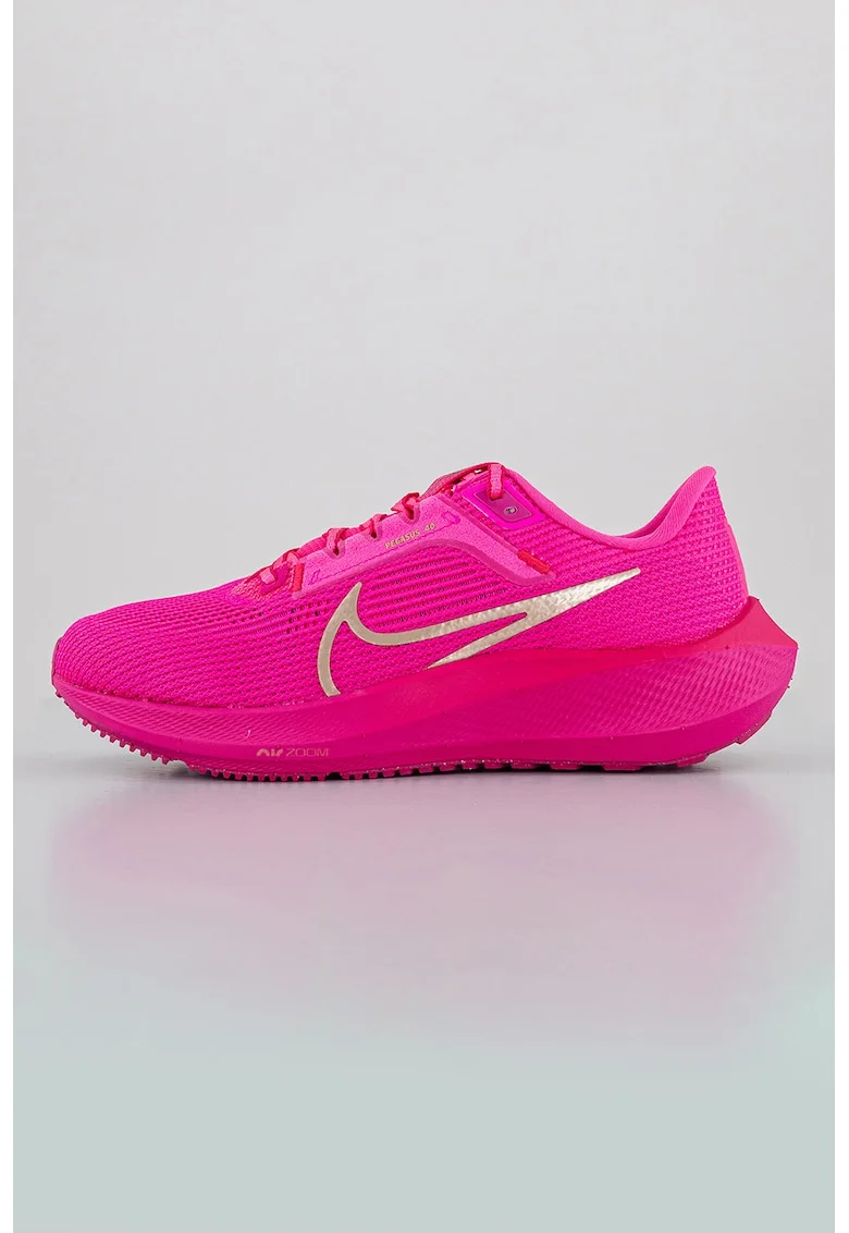 Pantofi cu imprimeu logo pentru alergare Air Zoom Pegasus 40, Fucsia