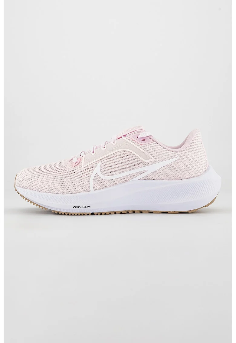 Pantofi cu imprimeu logo pentru alergare Air Zoom Pegasus 40, Roz pal