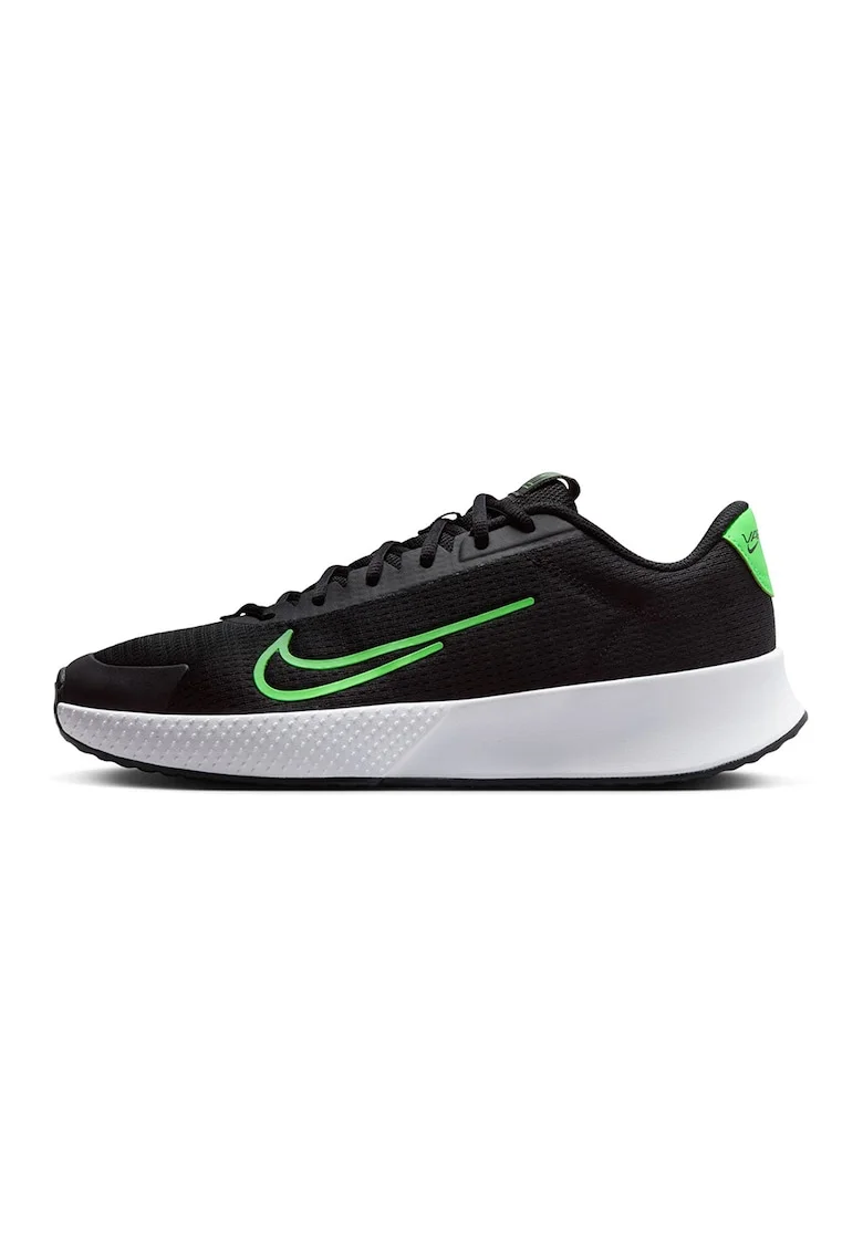 Pantofi pentru tenis pe teren tare Vapor Lite 2, Alb/Verde/Negru