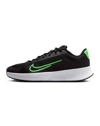 Pantofi pentru tenis pe teren tare Vapor Lite 2, Alb/Verde/Negru