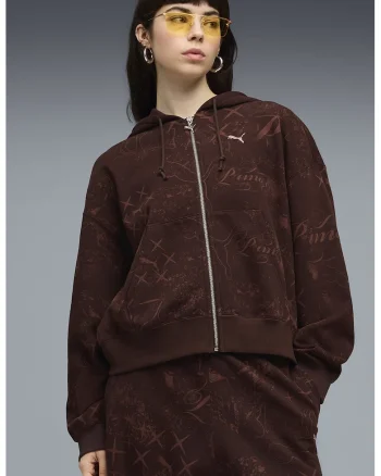 Hanorac supradimensionat Street Glam, Maro cognac