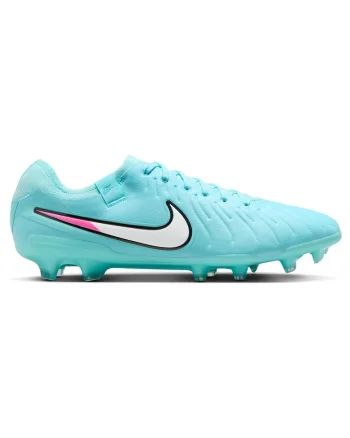 Ghete de fotbal  Tiempo Legend 10 Pro, turcoaz, piele FlyTouch Pro, pentru teren solid