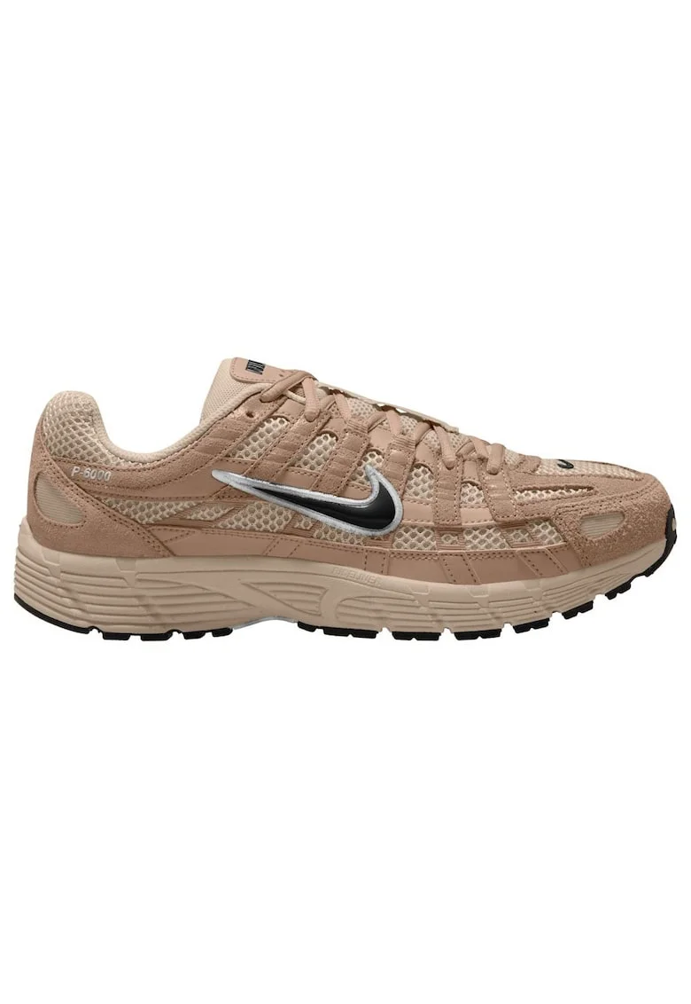 Pantofi sport barbati,  P-6000 SE, stil retro, confortabil, maro, textil|sintetic