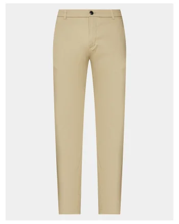 Pantaloni chino barbati  bej, bumbac,