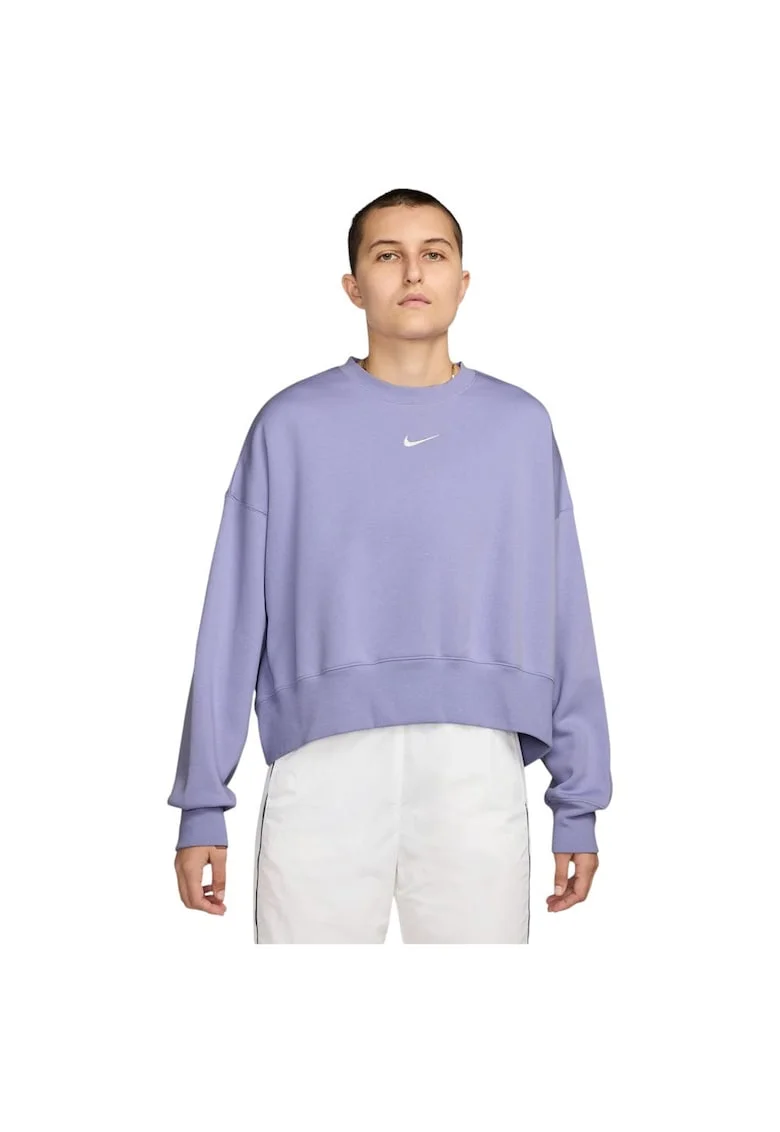 Hanorac sport dama  colectia Phoenix Fleece, croiala larga, fleece, bumbac/poliester, lila