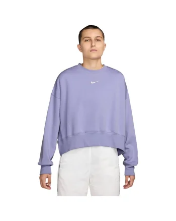 Hanorac sport dama  colectia Phoenix Fleece, croiala larga, fleece, bumbac/poliester, lila