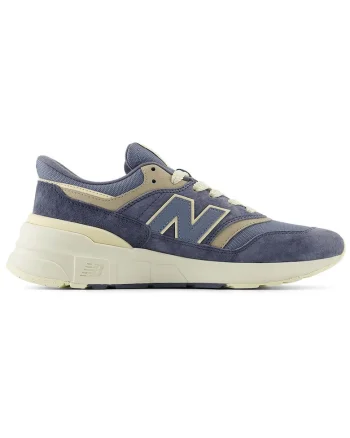 Pantofi sport barbati  997, sintetic/plasa, albastru/alb