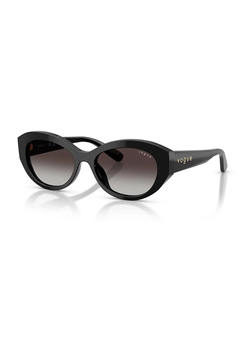 Ochelari de soare cat-eye, Negru