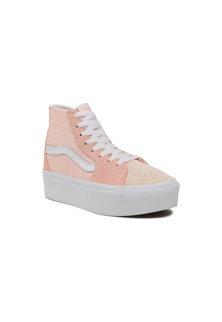 Pantofi sport dama,  302257218, Piele naturala, Roz, Roz