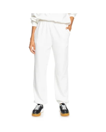 Pantaloni sport dama  Days Go By, alb, material confortabil