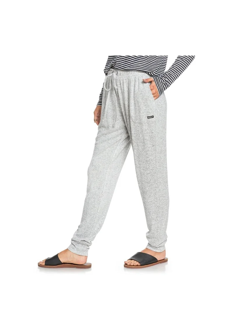 Pantaloni sport dama  model ERJNP03346, gri, material confortabil,