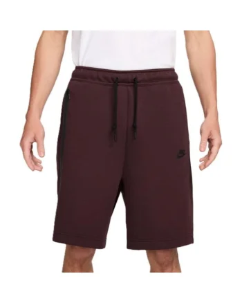 Pantaloni scurt sport barbati  Sportswear, fleece, rosu inchis