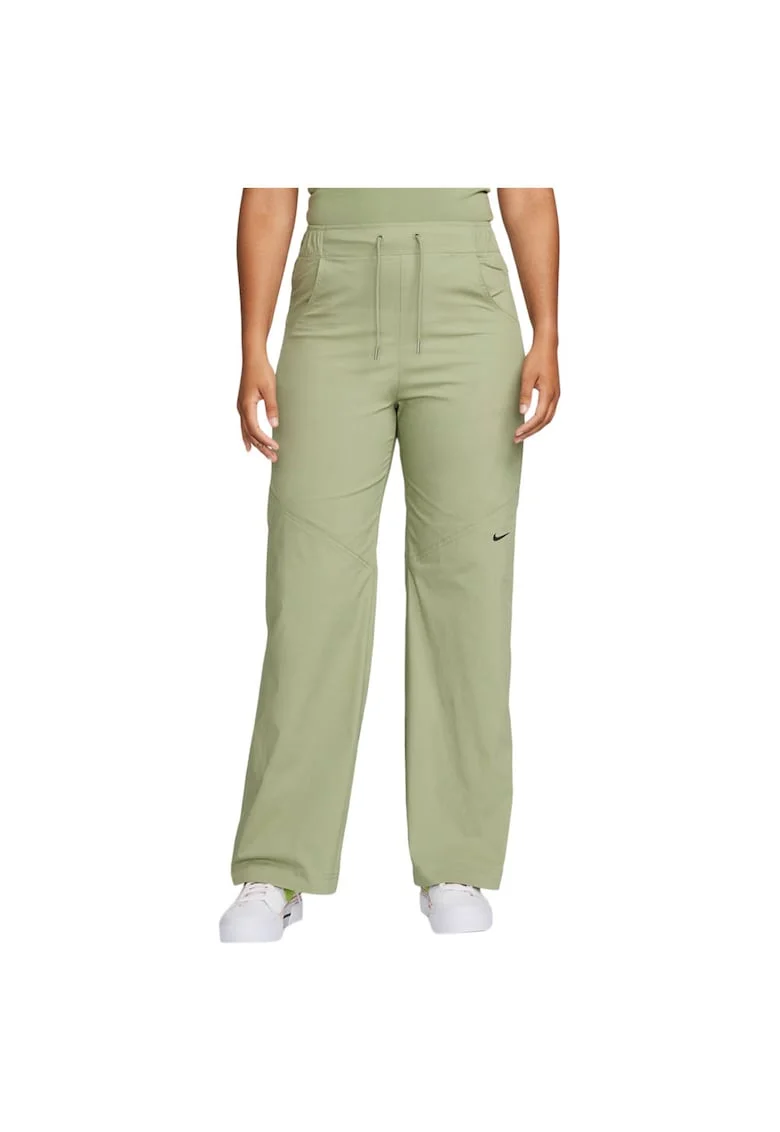 Pantaloni sport dama FB8284,  Bumbac/Nylon, Verde