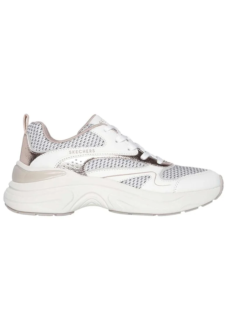 Pantofi sport dama,  plasa/sintetic, alb