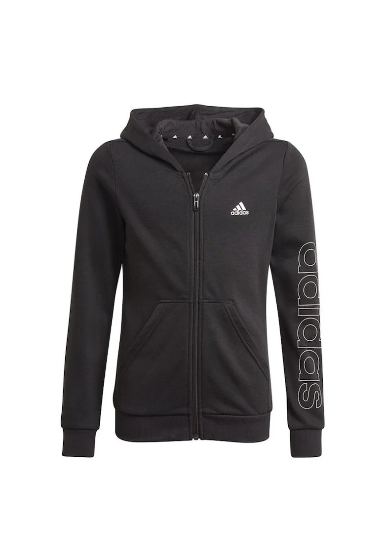 Hanorac sport  Bumbac/Poliester, Negru
