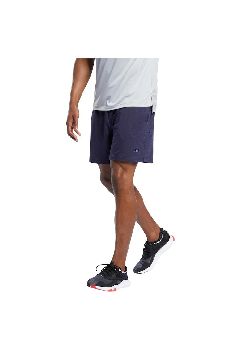 Pantaloni scurti sport barbati  viscoza/elastan/poliester, bleumarin