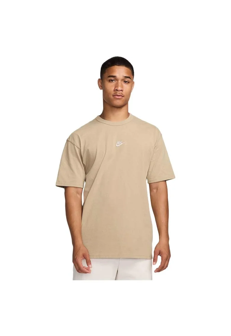 Tricou sport  Essentials Premium, croiala lejera, bej, bumbac,