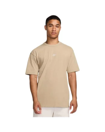 Tricou sport  Essentials Premium, croiala lejera, bej, bumbac,