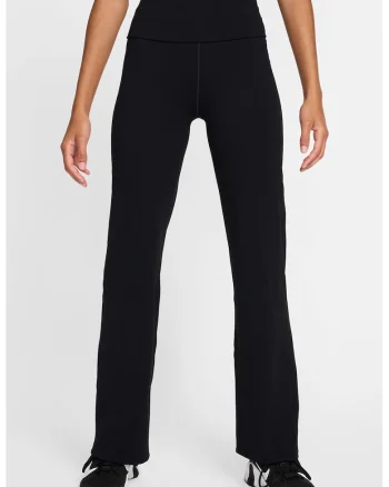 Pantaloni cu logo pentru fitness, Negru