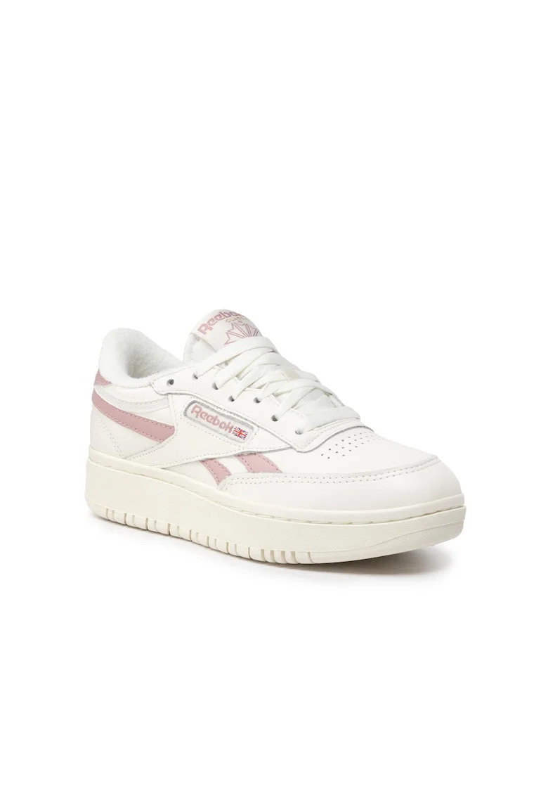 Pantofi sport dama,  35187, Alb, Piele naturala, Alb