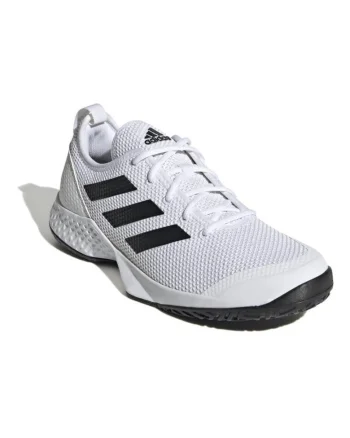 Pantofi sport barbati Courtflash,  Sintetic, Negru/Alb