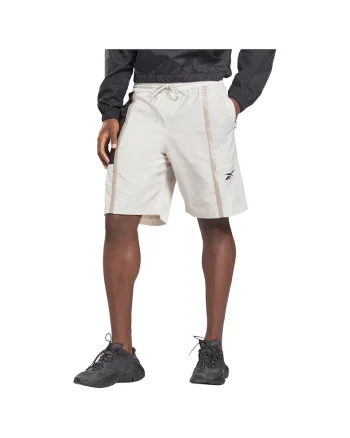 Pantaloni sport barbati  impermeabili, nylon, alb