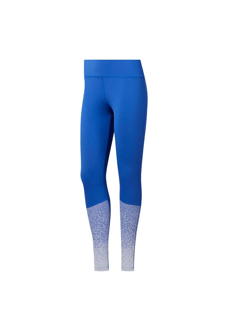 Pantaloni sport dama  albastru, material respirabil, talie joasa