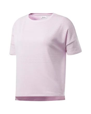 Tricou sport  fitness, roz, maneca scurta