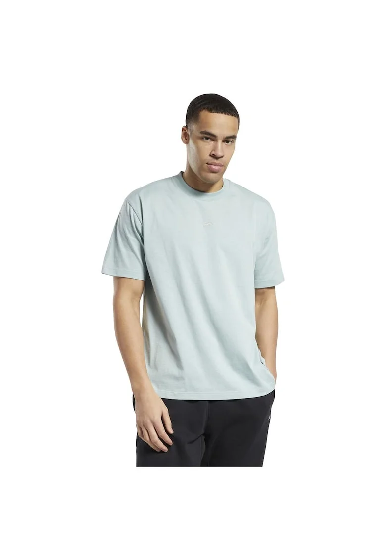 Tricou sport barbati HM3115,  Bumbac, Gri deschis,