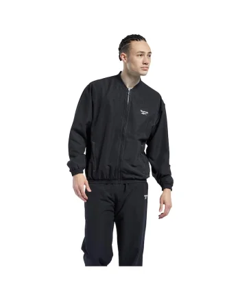 Jacheta sport  neagra, din poliester reciclat, pentru barbati