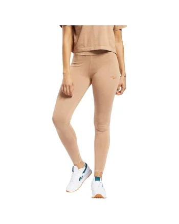Colanti sport  design minimalist, talie inalta, bej, bumbac organic